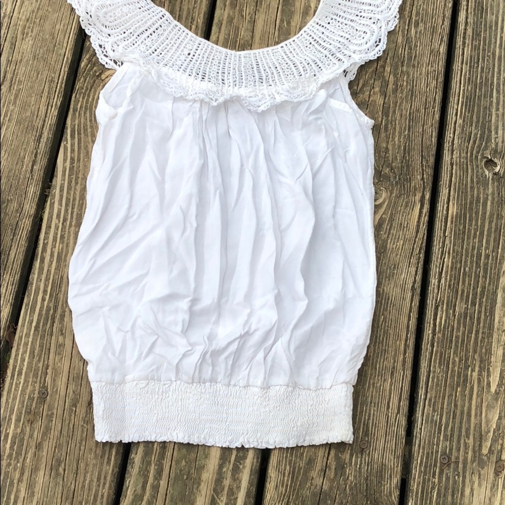 white summer shirt